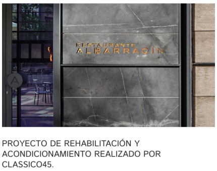 Blog interiorismo - Beandlife publica el proyecto realizado por classico45 para el Restaurante Albarracín
